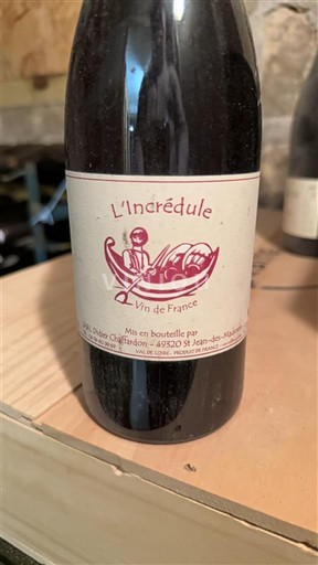 Loiredalen Ospecificerad Domaine Chaffardon L'Incrédule Icke årgångsbetecknad