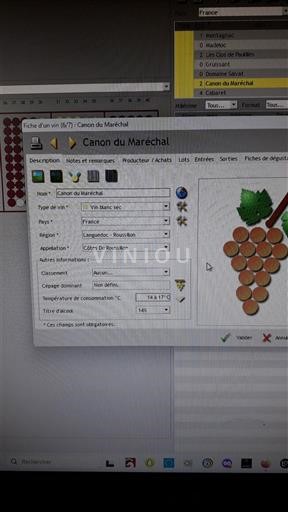 Roussillon Côtes-du-Roussillon Canon du Maréchal 2015