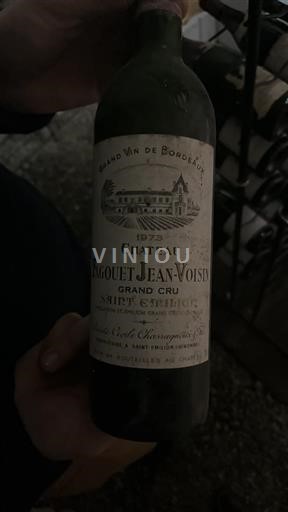 Bordeaux Saint-Émilion Grand Cru Château Fagouet Jean-Voisin 1973