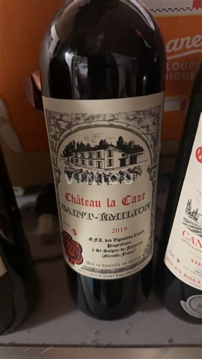 Bordeaux Saint-Émilion Château La Caze 2019