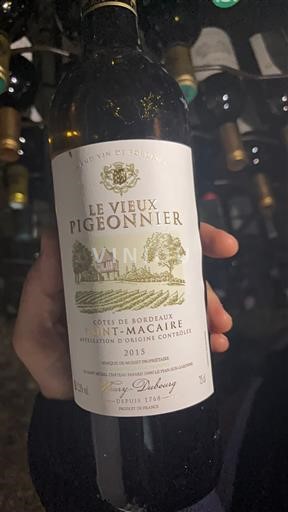 Bordeaux Côtes-de-bordeaux-saint-macaire Le Vieux Pigeonnier 2015
