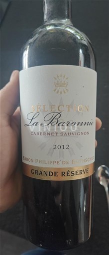 Bordeaux Baron Philippe de Rothschild Sélection La Baronnìe Grande Réserve 2012