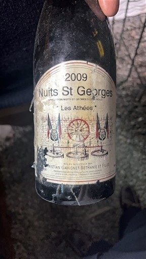 Burgund Nuits-Saint-Georges Christian Gavignet Bethanie et Fils Les Athées 2009