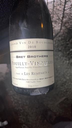 Borgogna Pouilly-vinzelles Bret Brothers Les Remparts 2010