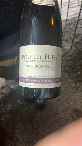 Bourgondië Pouilly-fuissé Jacques & Nathalie Saumaize Les Vieilles Vignes 2007