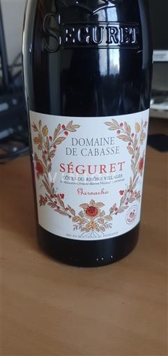Rhônen laakso Määrittelemätön Domaine Cabasse Garnache 2023