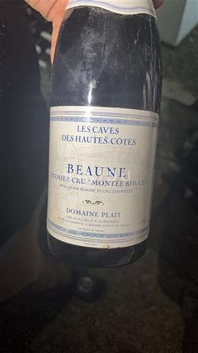 Burgundsko Beaune Premier Cru Domaine Plait Premier Cru Montée Rouge 2004