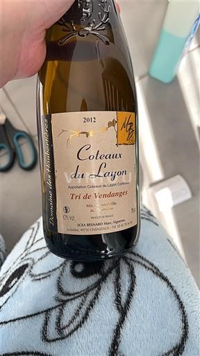 Loire-dalen Coteaux-du-layon Domaine Des Hautes Vignes Tri de Vendanges 2012