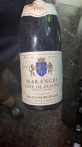 Burgundija Maranges Les Caves du Palais 1989