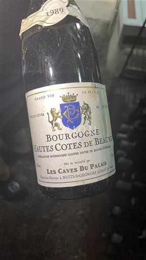 Burgundija Ni doloceno Les Caves du Palais 1989
