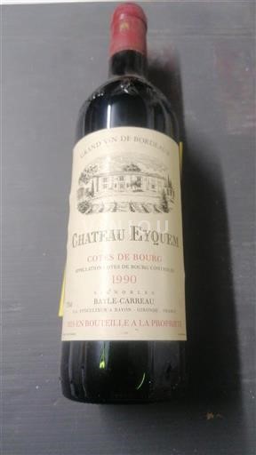 Bordeaux Côtes-de-bourg Château Eyquem 1990