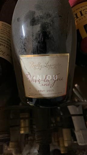 Bourgogne Crémant-de-Bourgogne Bailly-Lapierre Vive-la-Joie rosé 2013