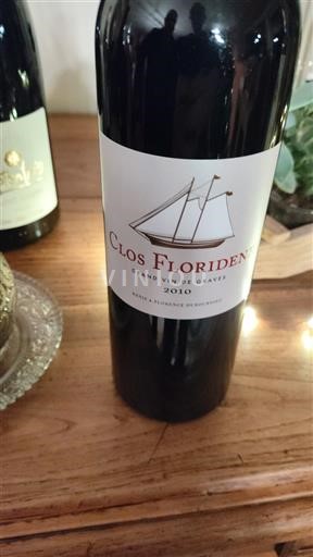 Bordeaux Graves Clos Floridène 2010