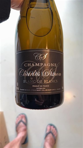 Šampanja Šampanjec Charles Simon Blanc de Blancs Neleten.