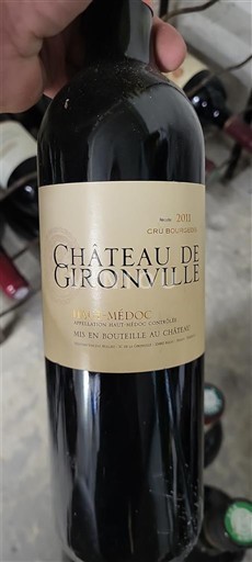 Bordeaux Haut-Médoc Château Gironville 2011