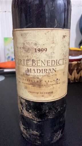 Sydvestfrankrig Madiran Sainte Bénédicte Vieilles Vignes 1999