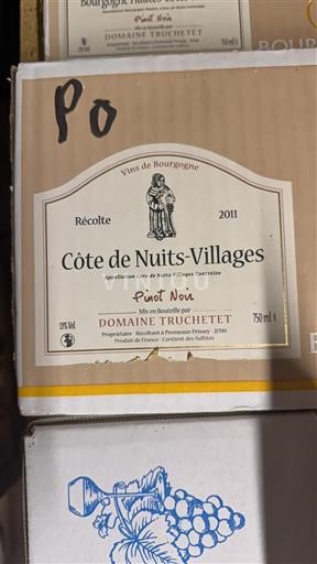 Bourgondië Côte de Nuits Villages Domaine Truchetet 2011