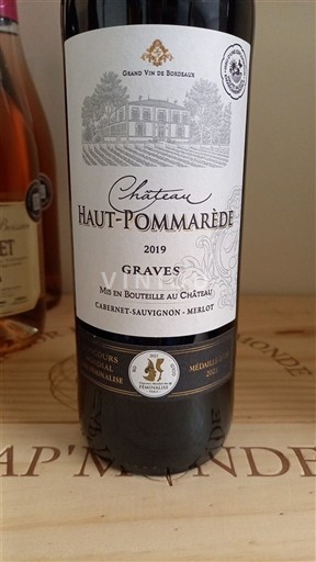 Bordeaux Graves Château Haut-Pommardé 2019