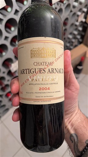 Bordeaux Pauillac Château Artigues Arnaud 2004