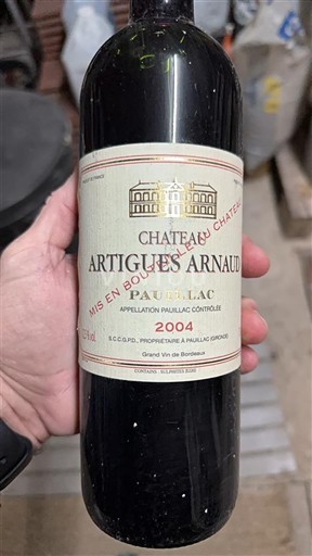 Bordeaux Pauillac Château Artigues Arnaud 2004