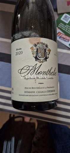 Bourgogne Monthélie Domaine Charles Desbois 2020