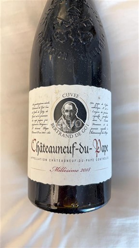 Thung lũng Rhône Châteauneuf-du-pape Bertrand de Got Bertrand de Got 2018