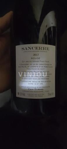 Dolina Loare Sancerre Cave Durand 2017