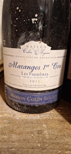 Burgundsko Maranges Premier Cru Maison Colin Seguin Les Fussières 2011