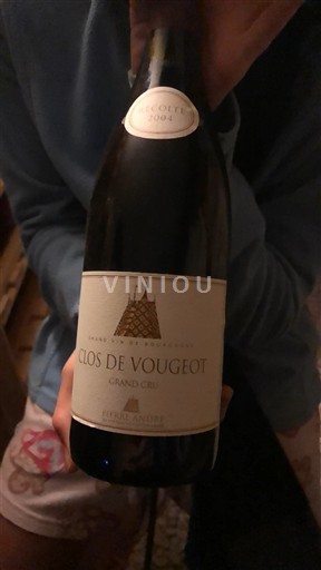 Burgundy Clos-de-Vougeot Grand Cru Pierre André 2004