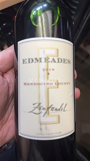 Californische AVA's Niet gespecificeerd Edmeades Zinfandel 2018