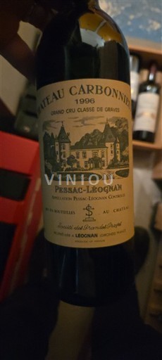 Bordeaux Pessac-Léognan Grand Cru Classé de Graves Château Carbonnieux 1996