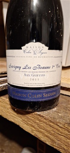 Burgundy Savigny-lès-Beaune Premier Cru Maison Colin Seguin Aux Guettes 2011