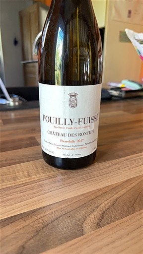 Burgundija Pouilly-fuissé Château Des Rontets Pierrefolle 2017
