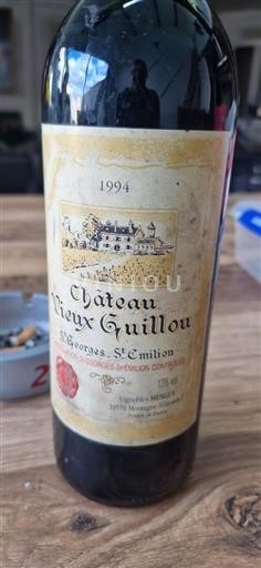 Bordeaux Saint-Georges-Saint-Émilion Château Vieux Guillou 1994