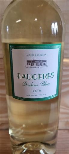 Bordeaux Bordeaux White Faugeres 2019