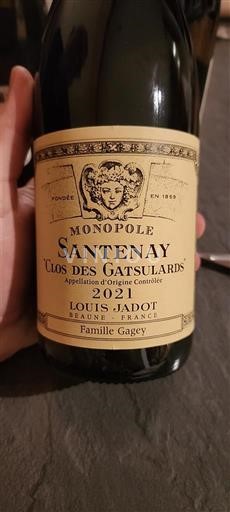 Бургундія Сантене Louis Jadot Clos des Gatsulards Monopole 2021