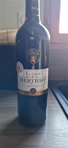 Lounais-Ranska Côtes-de-duras Cave de Duras Secret de Bertigot Ei vuosikertaa