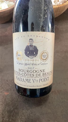 Borgogna Non specificato Madame Veuve Point 2017