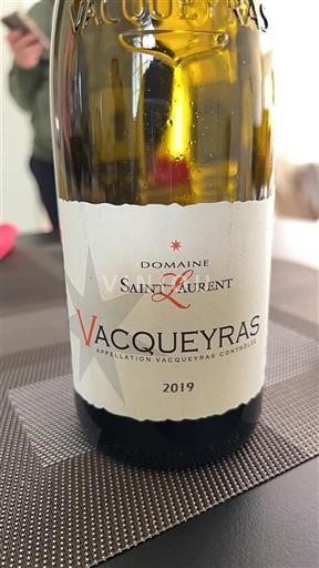 Rhônen laakso Vacqueyras Domaine Saint Laurent 2019