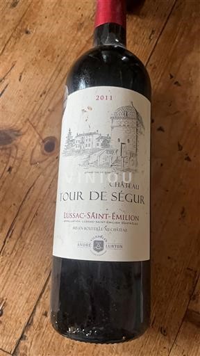 Bordeaux Lussac-saint-émilion Château Tour de Ségur 2011