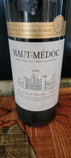 Bordeaux Haut-Médoc La Cave Augustin Florent 2019