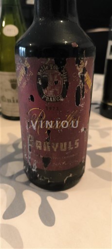 Roussillon Banyuls Grand Cru Roquillas 1973