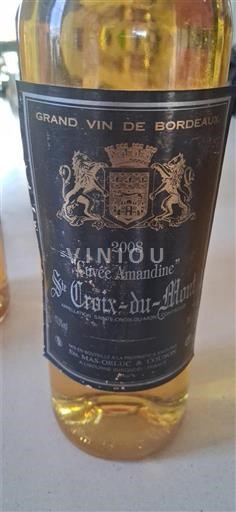 Bordeaux Sainte-Croix-Du-Mont Château Macquin Amandine 2008