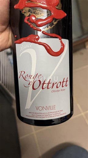 Alsace Unspecified Vonville Rouge d'Ottrott 2015