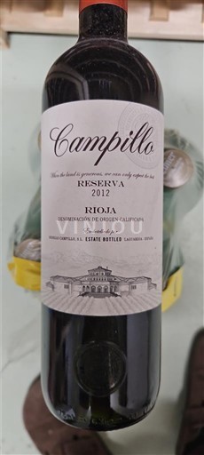La Rioja Rioja Campillo Reserva 2012