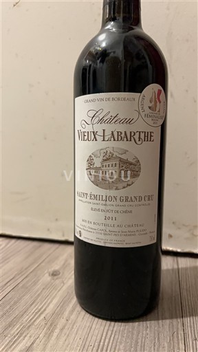 Bordeaux Saint-Émilion Grand Cru Grand Cru Château Vieux Labarthe 2011