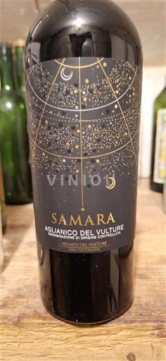 Basilicata Wines Aglianico del Vulture Vigneti del Vulture Samara Non-Vintage