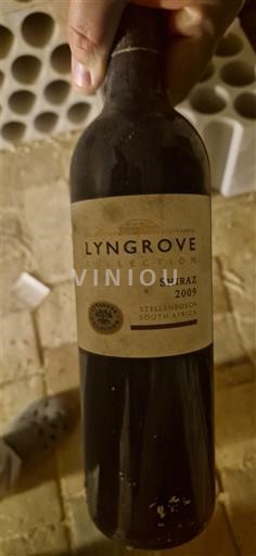 Pobrežní oblast Stellenbosch Lyngrove Selection Shiraz 2009