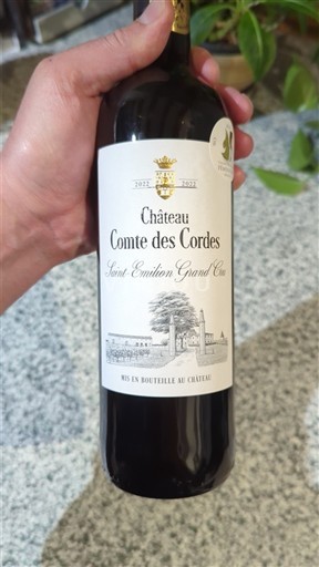 Bordeaux Saint-Émilion Grand Cru Grand Cru Château Comte des Cordes 2021