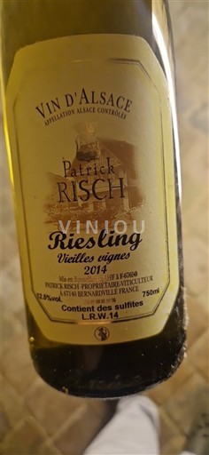 Alsace Patrick Risch Vieilles vignes 2014